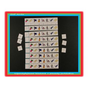   Logopédiai szemléltető segédanyag- Mi hiányzik a sorból?